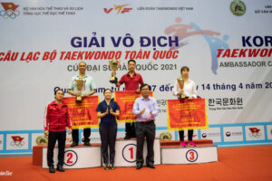 Hà Nội I đứng thứ hai tại giải Vô địch các câu lạc bộ Taekwondo năm 2021