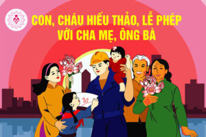 Vợ chồng hòa thuận, hiếu kính cha mẹ, thương yêu con cháu