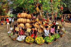 Hấp dẫn chuỗi hoạt động “Chợ quê- Ký ức tuổi thơ” tại Làng Văn hóa- Du lịch các dân tộc Việt Nam