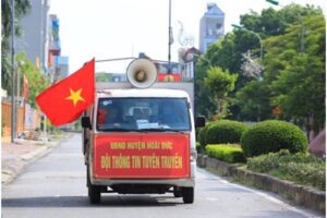 Ngành Văn hóa – Thông tin huyện Hoài Đức đẩy mạnh công tác tuyên truyền phòng, chống dịch