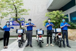 Quận đoàn Cầu Giấy ra mắt Đội hình “Hotline Thanh niên: Kết nối tận tâm – Giúp dân phòng dịch”