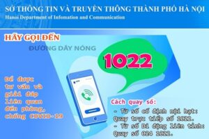 Hà Nội mở thêm kênh hỗ trợ người dân bị ảnh hưởng bởi đại dịch Covid-19 tại Tổng đài 1022