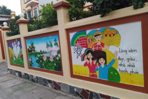 “Đường tranh bích họa” làm đẹp không gian sống