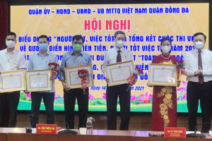 Quận Đống Đa biểu dương 241 gương “Người tốt, việc tốt” năm 2021
