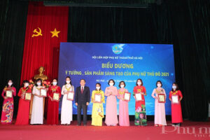 Biểu dương 10 ý tưởng sáng tạo và vinh danh 10 Phụ nữ Thủ đô tiêu biểu 2021