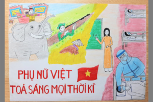 Trưng bày 65 tác phẩm tranh/ảnh tôn vinh vai trò, giá trị của phụ nữ và trẻ em gái đối với gia đình và xã hội