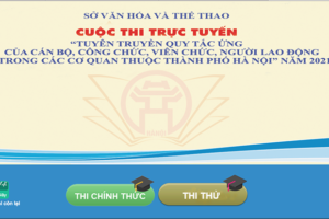 Quận Bắc Từ Liêm tích cực hưởng ứng Cuộc thi trực tuyến “Tuyên truyền quy tắc ứng xử của cán bộ, công chức, viên chức, người lao động trong các cơ quan thuộc thành phố Hà Nội”