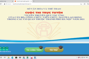 Huyện Thường Tín có 1.316 người tham dự cuộc thi trực tuyến “Tuyên truyền Quy tắc ứng xử của cán bộ, công chức, viên chức, người lao động trong các cơ quan thuộc thành phố Hà Nội”