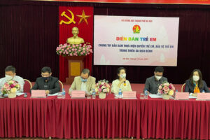 Chung tay bảo đảm thực hiện quyền trẻ em, bảo vệ trẻ em trong thiên tai dịch bệnh