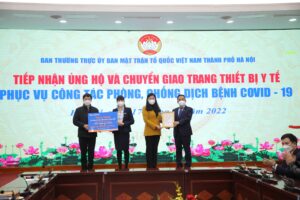 Hà Nội: Các đơn vị, doanh  nghiệp tiếp tục tích cực tham gia ủng hộ công tác phòng, chống dịch COVID-19