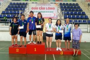 Quận Hai Bà Trưng tổ chức thành công Giải cầu lông các câu lạc bộ