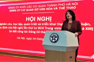 Đảng bộ Sở Văn hóa và Thể thao tổ chức Hội nghị nghiên cứu, học tập, quán triệt và triển khai thực hiện Kết luận, Quy định của Hội nghị lần thứ tư Ban chấp hành Trung ương Đảng khóa XIII
