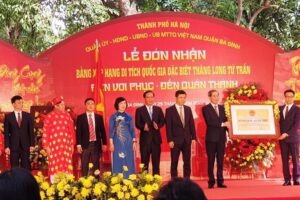 Lễ đón nhận Bằng xếp hạng Di tích quốc gia đặc biệt đền Voi Phục, đền Quán Thánh