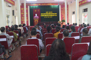 Xã Dục Tú tổ chức hội nghị tuyên truyền phòng chống bạo lực gia đình