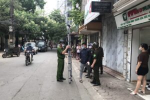 Phường Kim Giang ra quân giữ gìn trật tự đô thị đợt 1-2022