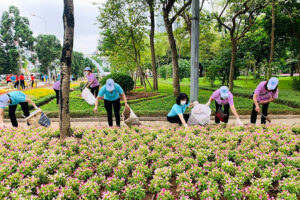 Phụ nữ Thủ đô xây dựng nếp sống văn minh, môi trường ‘sáng, xanh, sạch, đẹp’ chào mừng SEA Games 31