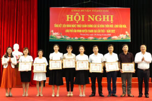 Huyện Thanh Oai tổng kết Liên hoan Nghệ thuật quần chúng các Xã nông thôn mới, Làng văn hóa, Khu phố văn minh lần thứ I – năm 2022