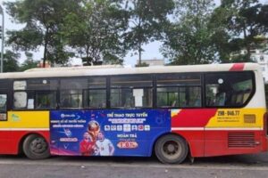 Xử phạt Công ty đăng quảng cáo trái quy định trên xe buýt