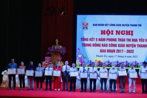 Huyện Thanh Trì: 97% hộ gia đình giáo dân đạt tiêu chuẩn Gia đình văn hóa