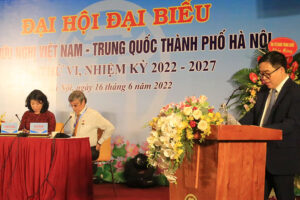 Ông Đỗ Đình Hồng giữ chức Chủ tịch Hội Hữu nghị Việt Nam – Trung Quốc thành phố Hà Nội