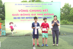Chung kết giải bóng đá nhi đồng huyện Đông Anh