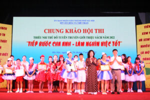 Chung khảo Hội thi Thiếu nhi Thủ đô tuyên truyền giới thiệu sách năm 2022 đã thành công rực rỡ