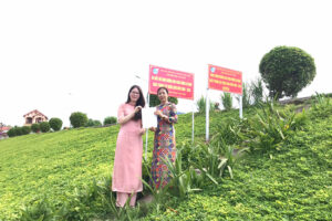 Quận Long Biên có thêm một mô hình “Đường hoa” mới tại phường Ngọc Thuỵ