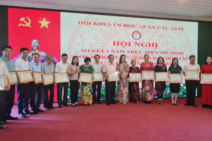 Cầu Giấy đẩy mạnh xây dựng xã hội học tập