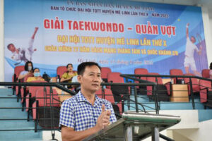  Giải Taekwondo Thiếu niên nhi đồng và Quần vợt – Đại hội TDTT huyện Mê Linh lần thứ X, năm 2022