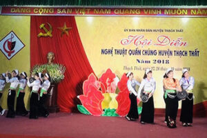 Huyện Thạch Thất triển khai tổ chức Hội diễn Nghệ thuật quần chúng năm 2022