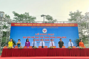 Long Biên tổ chức khai mạc Đại hội Thể dục thể thao lần thứ V năm 2022