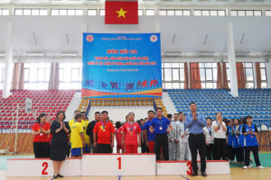 Huyện Phúc Thọ, quận Hoàng Mai đoạt Huy chương vàng môn kéo co Đại hội Thể dục thể thao Thủ đô lần thứ X