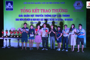 Huyện Đông Anh: Giải Quần vợt truyền thống tranh cúp Loa Thành năm 2022