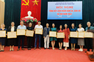 Liên hoan Dân ca, dân vũ – Hà Nội năm 2022 đã thành công tốt đẹp