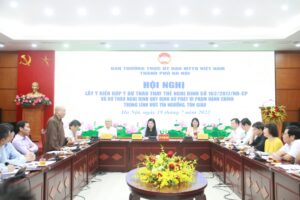 Góp ý dự thảo Nghị định quy định xử phạt vi phạm hành chính trong lĩnh vực tín ngưỡng, tôn giáo