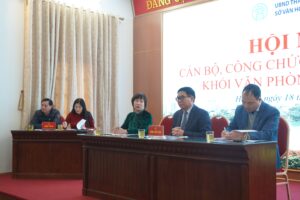 Hội nghị cán bộ, công chức, người lao động khối Văn phòng Sở năm 2023