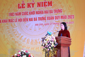 Tưng bừng Lễ hội đền Hai Bà Trưng Xuân Quý Mão 2023