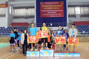 Giải bóng chuyền hơi nam, nữ huyện Chương Mỹ mừng Đảng – mừng Xuân Quý Mão 2023