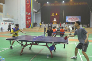 Sôi nổi Giải Bóng bàn vô địch huyện Ba Vì năm 2023