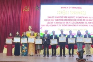 Huyện Ứng Hòa có 52.315 gia đình học tập