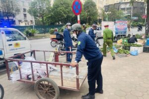 Phường Trung Văn: Kết quả một tháng ra quân xử lý vi phạm trật tự, văn minh đô thị