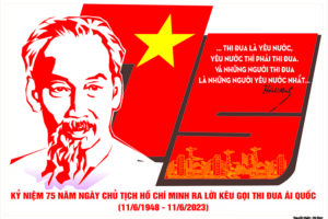 Phát hành bộ tranh cổ động tuyên truyền kỷ niệm 75 năm Ngày Chủ tịch Hồ Chí Minh ra Lời kêu gọi thi đua ái quốc