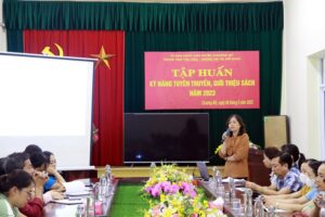 Huyện Chương Mỹ tập huấn kỹ năng tuyên truyền, giới thiệu sách năm 2023