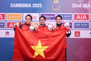 SEA Games 32: Karate Việt Nam giành liên tiếp 2 Huy chương vàng
