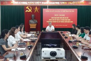 Tổ chức hội nghị giao ban công tác văn hóa cơ sở tháng 5 năm 2023