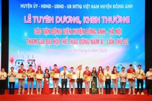 Huyện Đông Anh: Khen thưởng các vận động viên thi đấu xuất sắc tại SEA Games 32