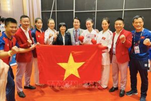 Karate Việt Nam kết thúc SEA Games 32 với 6 HCV, gấp đôi chỉ tiêu đề ra