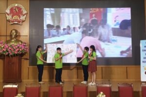 Trẻ em Ba Đình tham gia xây dựng môi trường sống an toàn, thân thiện, lành mạnh cho trẻ em