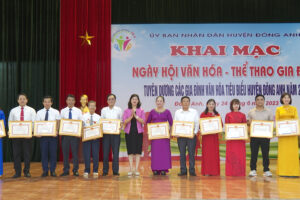 Ngày hội Văn hoá – Thể thao gia đình huyện Đông Anh