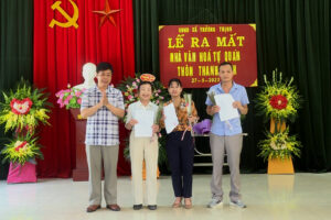 Xã Trường Thịnh: 5/6 thôn có Nhà Văn hóa tự quản